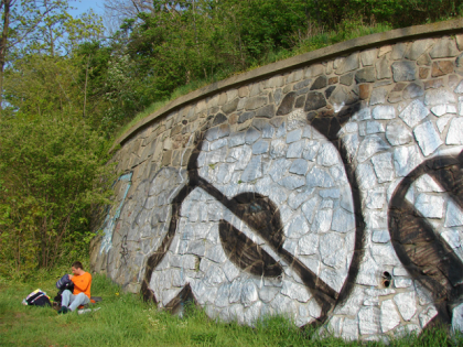 Odstranění graffity, Praha Letná